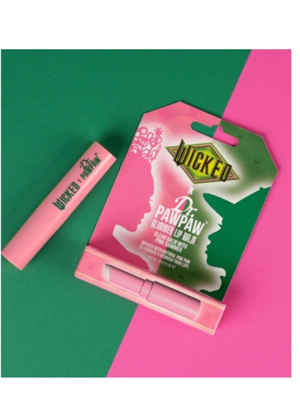 Dr. Pawpaw Wicked Glinda glimmer lip balm
